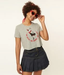 Fan Flair Popeye X Unique Vintage Olive Oyl Be Bold Graphic Crop Top