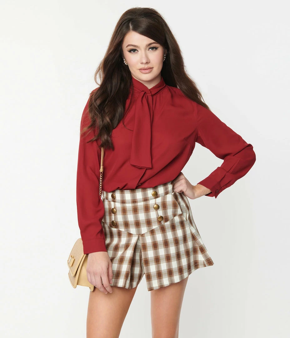 Lifestyle Group (UK) Ltd Clothing Wine Long Sleeve Gracie Blouse