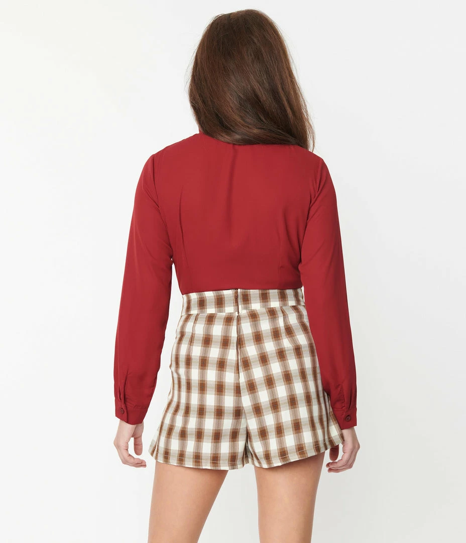 Lifestyle Group (UK) Ltd Clothing Wine Long Sleeve Gracie Blouse