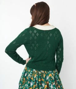 Lifestyle Group (UK) Ltd Clothing Green Happy Holiday Tree Cardigan