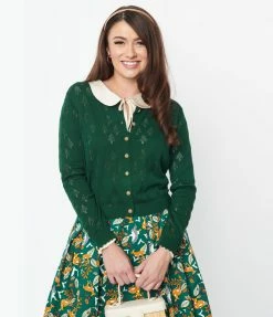 Lifestyle Group (UK) Ltd Clothing Green Happy Holiday Tree Cardigan