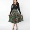 Lifestyle Group (UK) Ltd Green London Town Holiday Swing Skirt Clothing