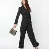 Lifestyle Group (UK) Ltd New Arrivals! Black Long Sleeve Jumpsuit