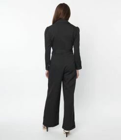 Lifestyle Group (UK) Ltd New Arrivals! Black Long Sleeve Jumpsuit