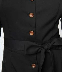 Lifestyle Group (UK) Ltd New Arrivals! Black Long Sleeve Jumpsuit