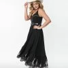 Rebel Love Black Saguaro Cactus Maxi Dress