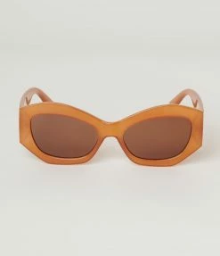 Lucent Product Inc. Orange Thick Cat Eye Sunglasses