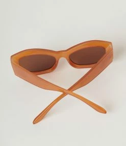 Lucent Product Inc. Orange Thick Cat Eye Sunglasses