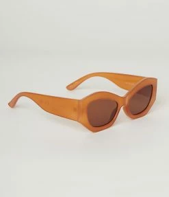 Lucent Product Inc. Orange Thick Cat Eye Sunglasses