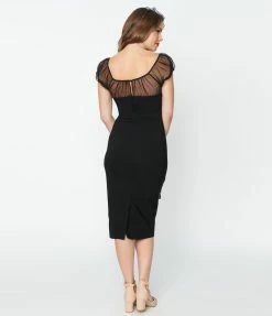 Collectif Black Alina Pencil Dress