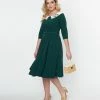 Collectif Emerald Elle Swing Dress
