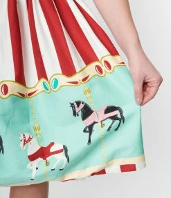 Collectif Carousel June Swing Dress Clothing