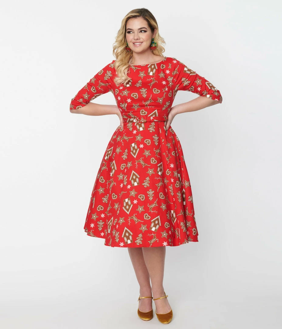Clothing Collectif Gingerbread Suzanne Swing Dress
