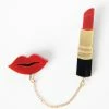 Collectif Lipstick Brooch Accessories