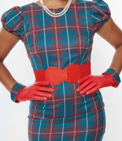 Accessories Collectif Red Tallula Cinch Belt