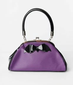 Lifestyle Group (UK) Ltd Handbags Purple Leatherette All Hallows Handbag