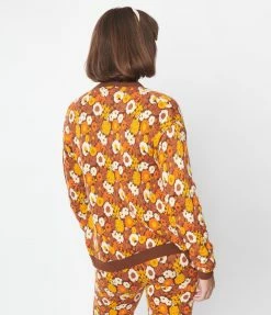 Compania Fantastica Trending Autumn Floral Cardigan