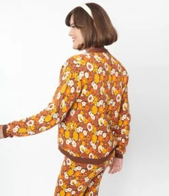 Compania Fantastica Trending Autumn Floral Cardigan