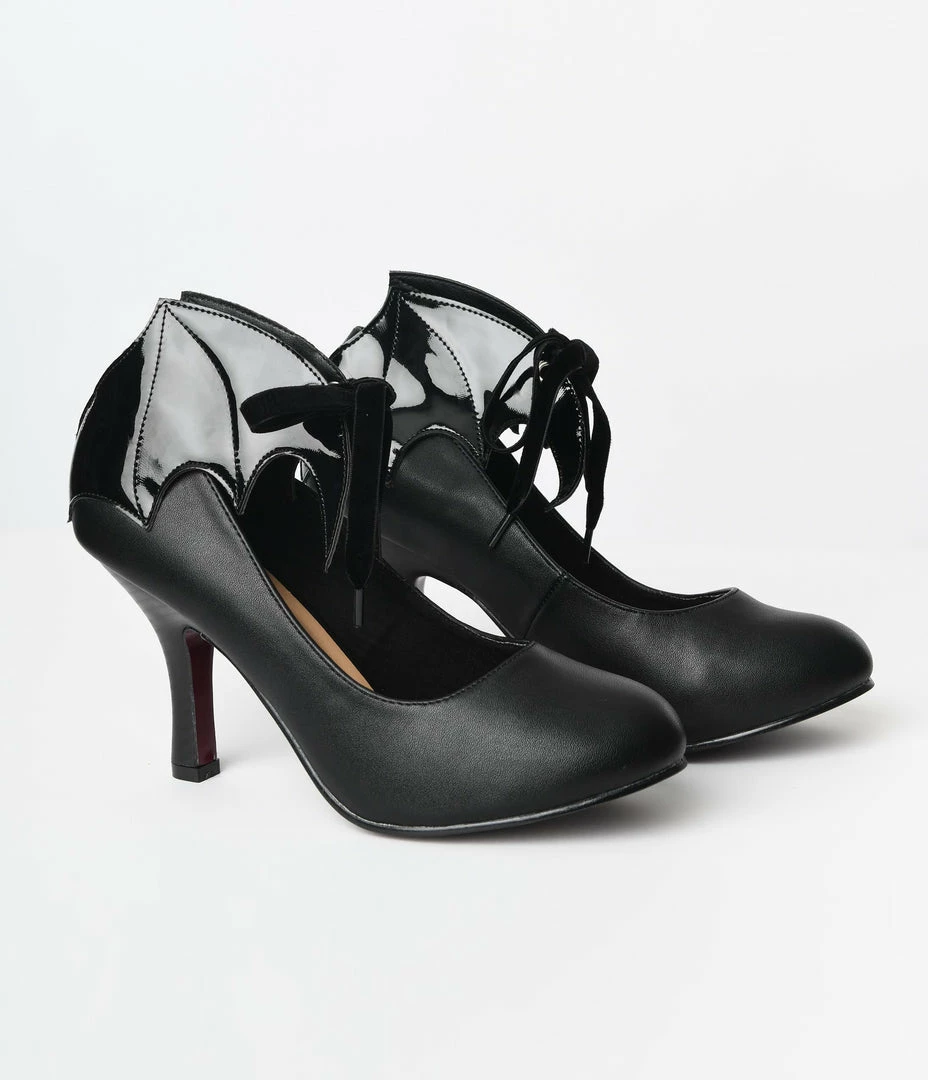 Lifestyle Group (UK) Ltd Black Bat Dreamcatcher Pumps Shoes