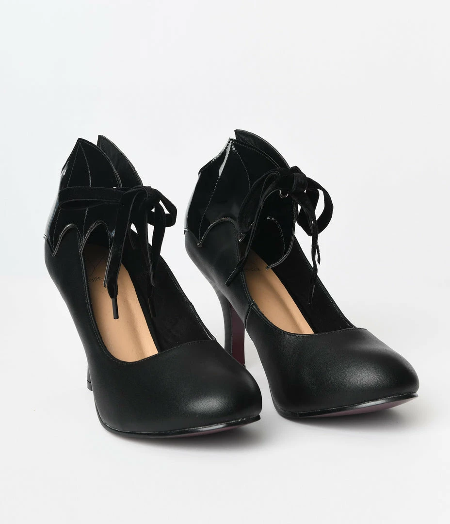 Lifestyle Group (UK) Ltd Black Bat Dreamcatcher Pumps Shoes