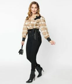 Clothing Unique Vintage Black Studded Skinny Jeans