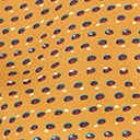 Trending Unique Vintage Mustard & Burgundy Dot Keyhole Button Waist Blouse