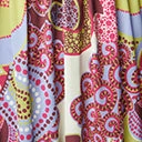 Smak Parlour Purple & Green Paisley Print Mini Dress