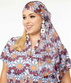 Smak Parlour Flower Power Long Hair Scarf Hair Accessories