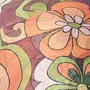 Smak Parlour Floral Mod Paisley Print Long Hair Scarf