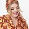 Unique Vintage Brand Unique Vintage Daisy Daze Print Long Hair Scarf