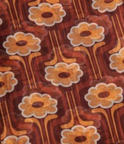 Unique Vintage Brand Unique Vintage Daisy Daze Print Long Hair Scarf