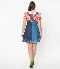 Clothing Hello Kitty X Smak Parlour Flower Garden Border Pinafore Skirt