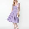 Sale Magnolia Place Purple Stella Swing Dress