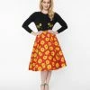 Magnolia Place Red Sunflower Jane Swing Skirt Sale