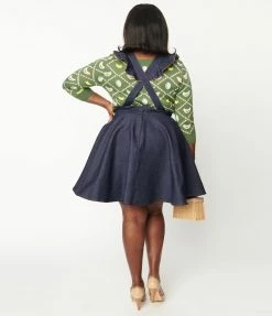 Unique Vintage Plus Size Green Chicken & The Egg Minou Sweater New Arrivals!