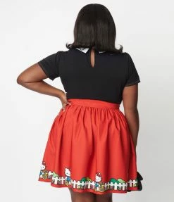 Hello Kitty X Smak Parlour Plus Size Hello Kitty Signature Crop Top Clothing