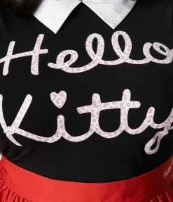 Hello Kitty X Smak Parlour Plus Size Hello Kitty Signature Crop Top Clothing
