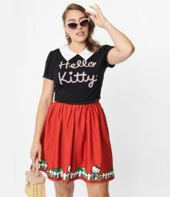 Clothing Hello Kitty X Smak Parlour Hello Kitty Signature Crop Top