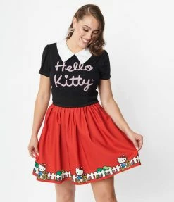 Clothing Hello Kitty X Smak Parlour Hello Kitty Signature Crop Top