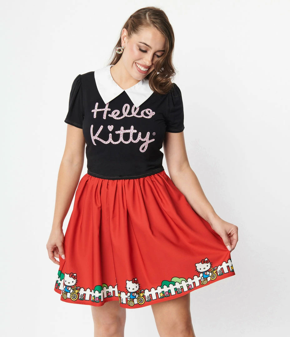 Clothing Hello Kitty X Smak Parlour Hello Kitty Signature Crop Top