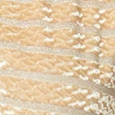 New Arrivals! Unique Vintage Beige Velvet Stripe Giselle Wrap Top