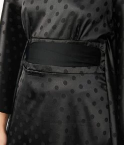 Smak Parlour Black Damask Dot Social Climber Caftan New Arrivals!