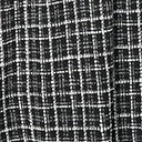 New Arrivals! Smak Parlour Plus Size Black & White Plaid Tweed Buttoned Cape Coat