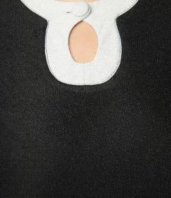 Smak Parlour Plus Size Black Sparkle Mod Mini Dress