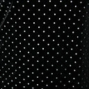 Smak Parlour Plus Size Black Velvet & Silver Pin Dots Downtown Scene Mini Dress