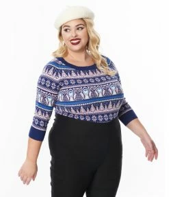 Unique Vintage Plus Size Into The Woods Lorelai Sweater Trending
