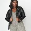 New Arrivals! Unique Vintage Plus Size Black Leather Jacket
