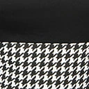 Smak Parlour Plus Size Black & White Houndstooth Shift Dress