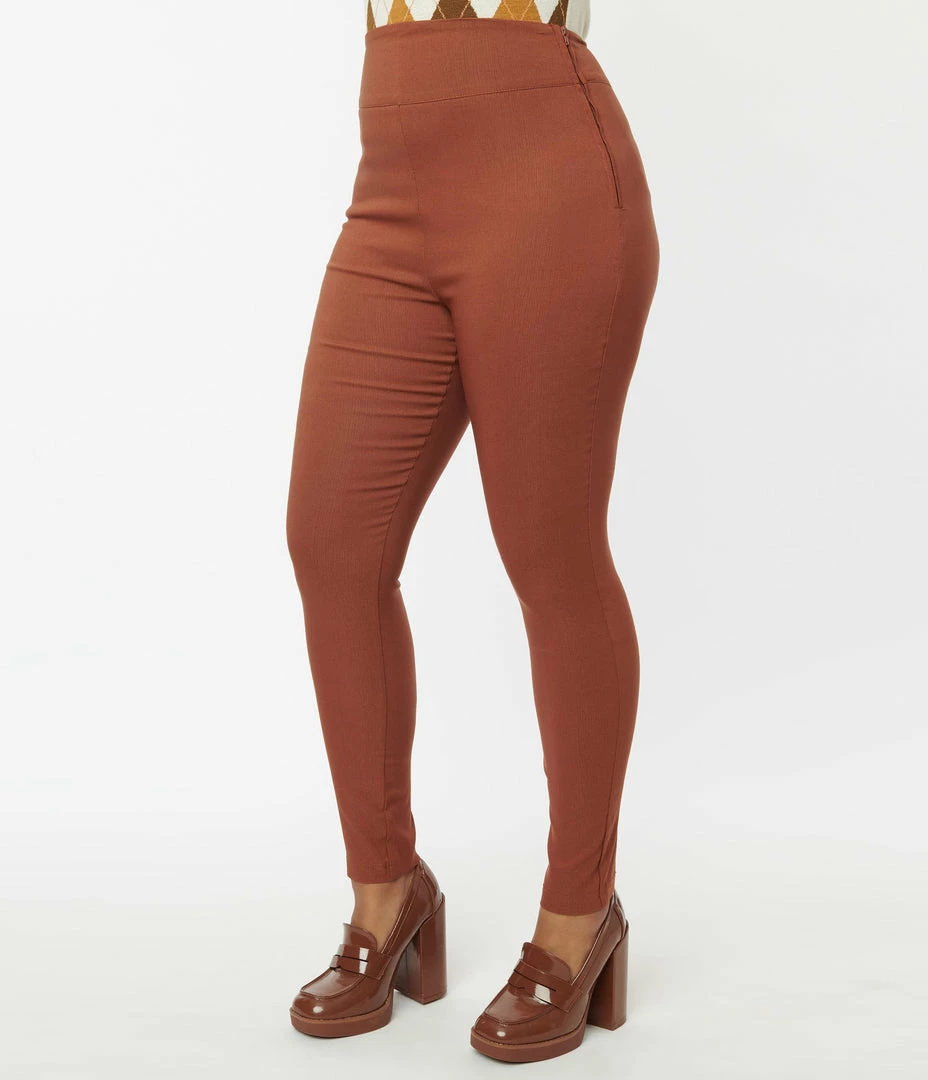 New Arrivals! Unique Vintage Brown Rizzo Pants