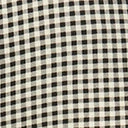 Unique Vintage Ivory & Black Gingham Rizzo Cigarette Pants